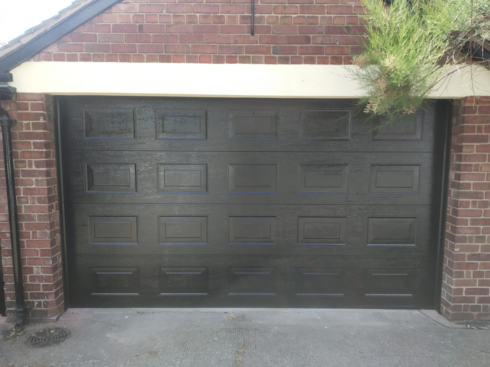 Second Insulated garage door in black