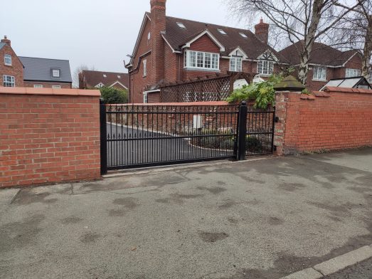 Sliding gate automation external view by Henderson in Chester